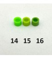 Mini plastic washer spacer green