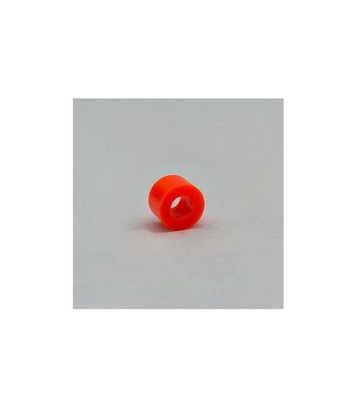 Plastic washer spacer orange fluo