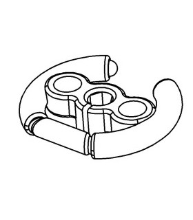 Splitted steering wheel