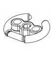 Splitted steering wheel