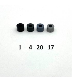 Plastic washer spacer grey