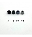 Plastic washer spacer grey