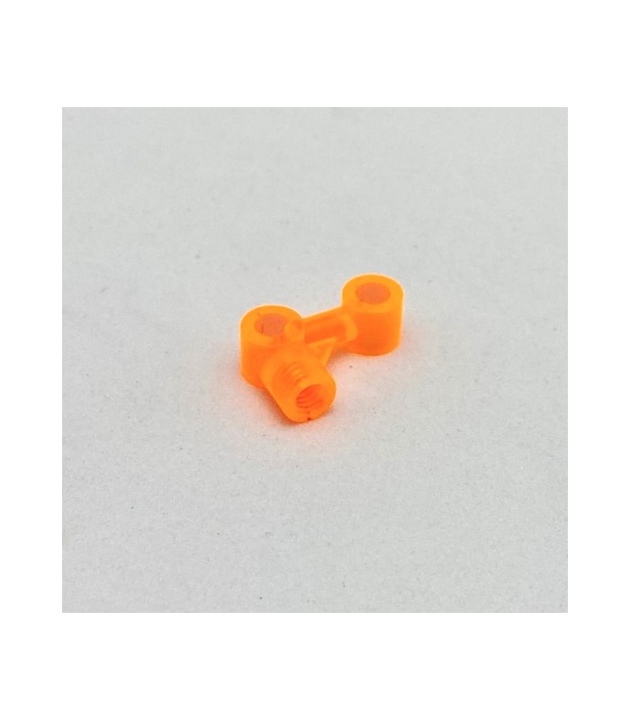 Plastic rocket transparent neon orange Plastic rocket transparent neon orange