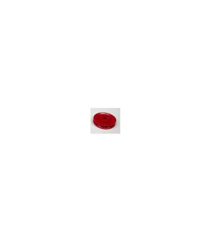 Poulie sans moyeu plast. rouge Poulie sans moyeu plast. rouge