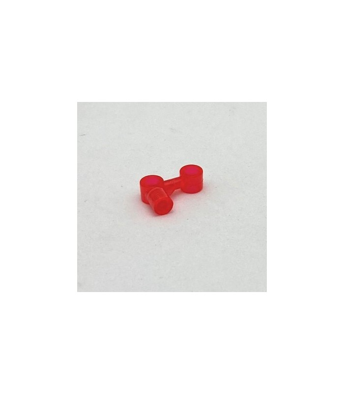 Plastic rocket transparent red