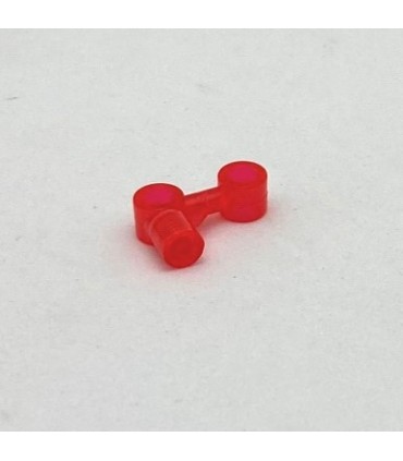 Plastic rocket transparent red