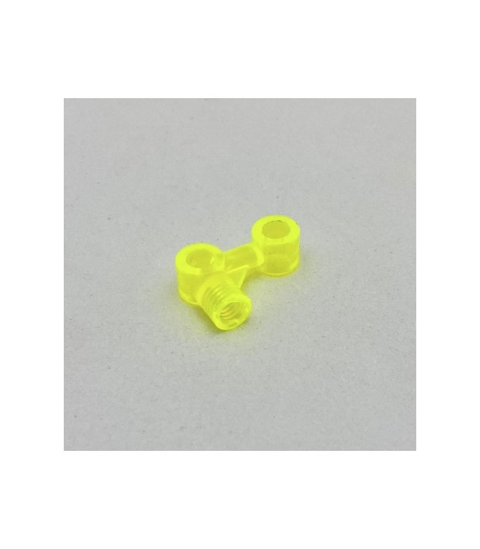 Fusée alésée plastique jaune fluo transparent Fusée alésée plastique jaune fluo transparent