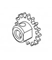 Pignon zamack 25 dents zn