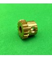 Pignon 15 dents l3mm laiton
