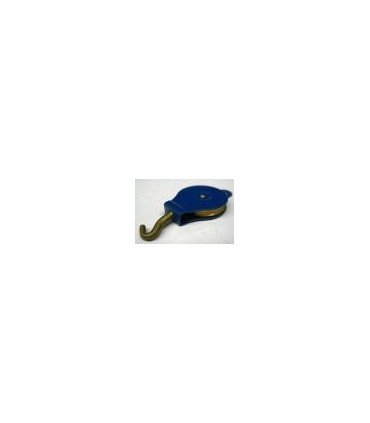 Palan a 1 poulie bleu