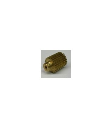 Pignon 25 dents ø 19 mm l.19 mm laiton