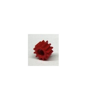 Pignon 12 dents 3 pans rouge
