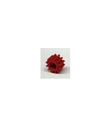 Pignon 12 dents 3 pans rouge