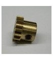 Pignon 17 dents l3mm laiton