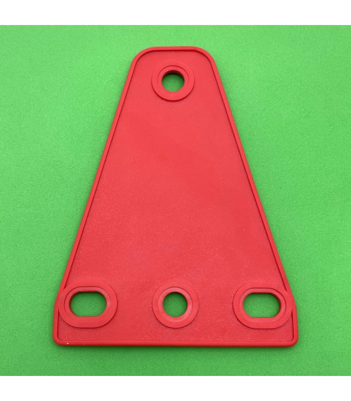 Mj trapezoidal flexible plate 3 x 1 red Mj trapezoidal flexible plate 3 x 1 red