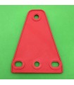 Mj trapezoidal flexible plate 3 x 1 red