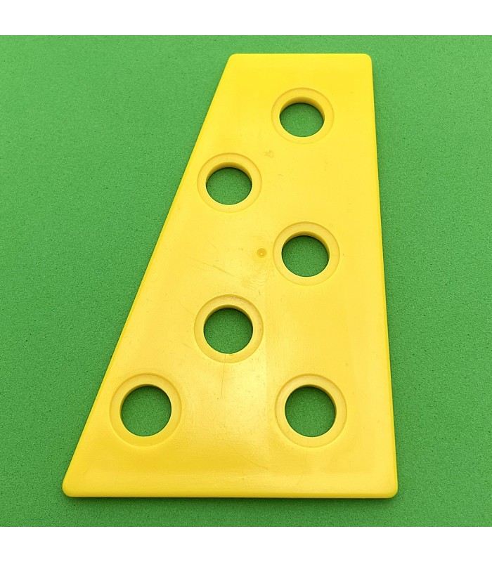 Mj inflexible trapezoidal plate 2x3 yellow mimosa