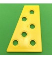 Mj inflexible trapezoidal plate 2x3 yellow mimosa