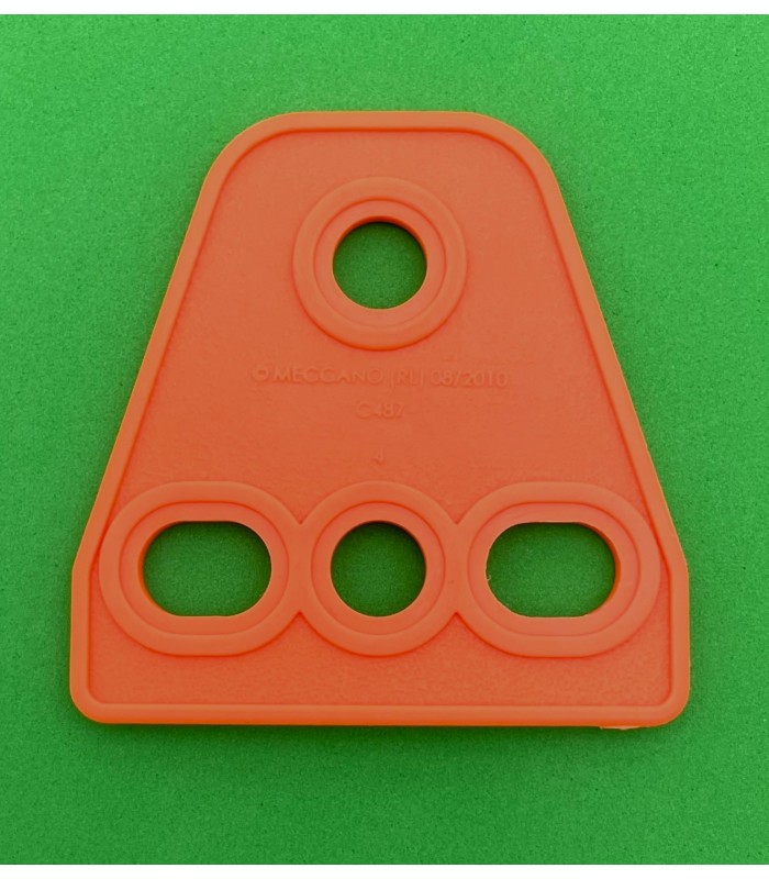 MJ plaque triangle souple spéciale 3x1 orange corail MJ plaque triangle souple spéciale 3x1 orange corail