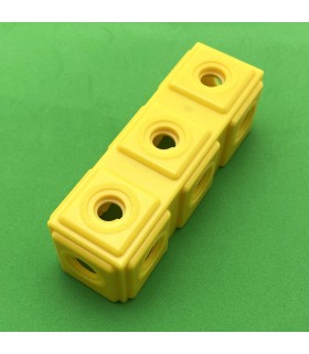 Mj triple cube 3x1 lemon yellow
