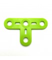Mj short T-strip 3x2 apple green