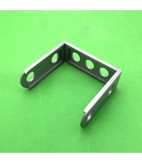 Mj long double bracket 3x2 aluminum grey