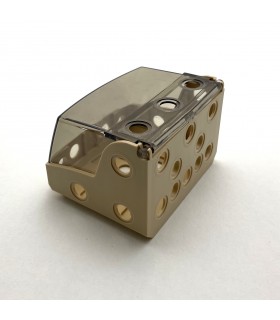 Mj pare-brise fumé + cabine 3 trous beige
