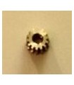 Pignon 14 dents l3mm laiton