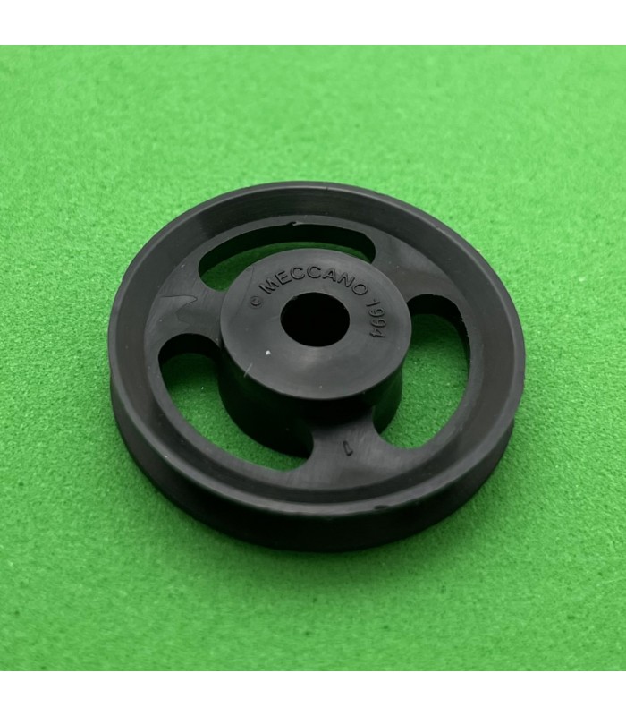 Poulie ø25 mm ajourée sans moyeu plastique noir Poulie ø25 mm ajourée sans moyeu plastique noir
