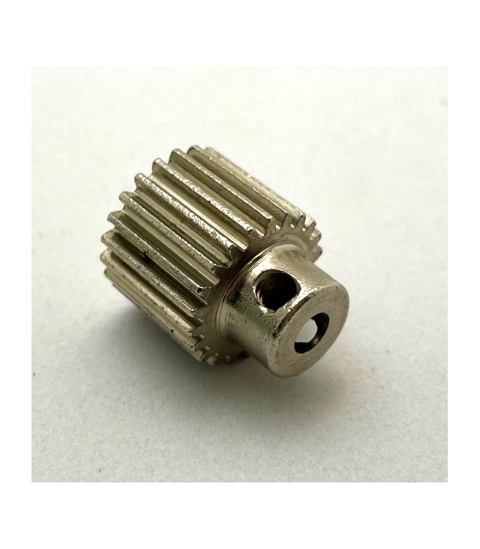 Pignon 22 dents l.13 mm laiton nickelé Pignon 22 dents l.13 mm laiton nickelé