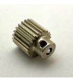 Pignon 22 dents l.13 mm laiton nickelé