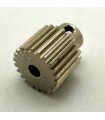 Pignon 22 dents l.13 mm laiton nickelé