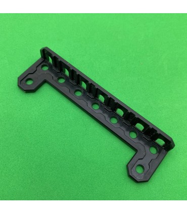 plastic angle girder with lugs 7holes black second hand