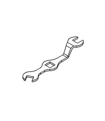 Spanner for square nut nickel platted