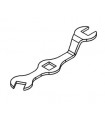 Spanner for square nut nickel platted