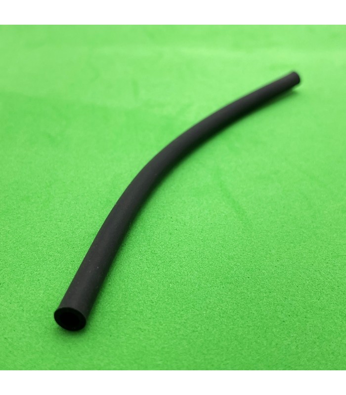 Soft plastic flexible pipe lg.125mm øext5mm ø3mm black