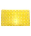 Plaque rigide 11x19 trous jaune