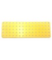 Flat plate 5 x 15 holes yellow/orange