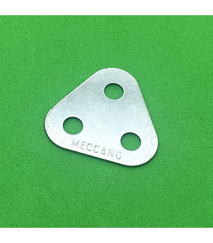 Plaque triangulaire 2 tr (25 mm) zn Plaque triangulaire 2 tr (25 mm) zn