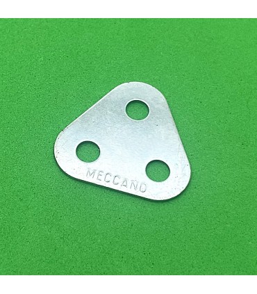Plaque triangulaire 2 tr (25 mm) zn