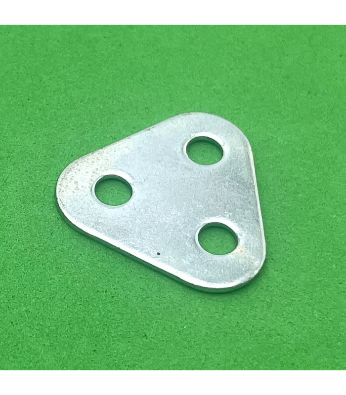 Plaque triangulaire 2 tr (25 mm) zn Plaque triangulaire 2 tr (25 mm) zn