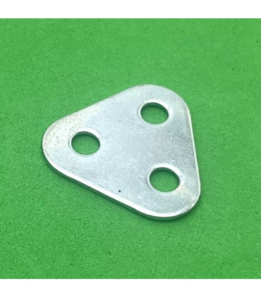 Plaque triangulaire 2 tr (25 mm) zn