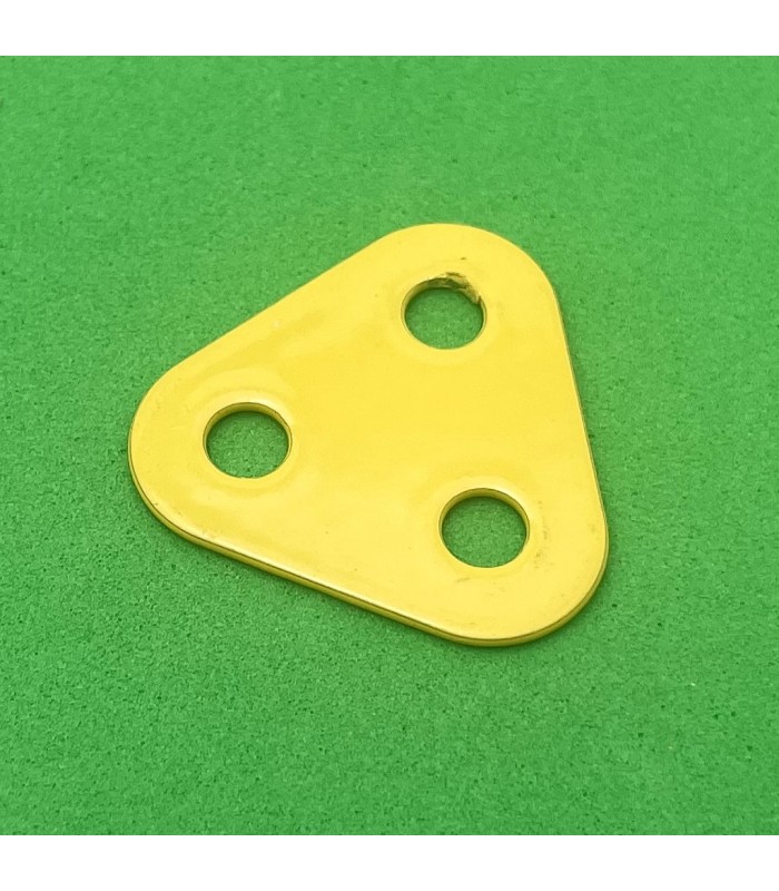 Plaque triangulaire 2 tr (25 mm) jaune Plaque triangulaire 2 tr (25 mm) jaune