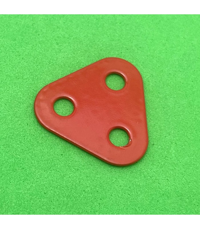 Triangular plate 2 h (25 mm) red Triangular plate 2 h (25 mm) red