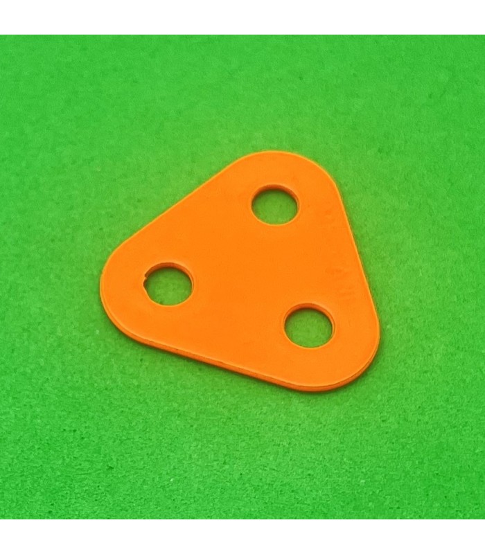 Triangular plate 2 h (25 mm) orange Triangular plate 2 h (25 mm) orange