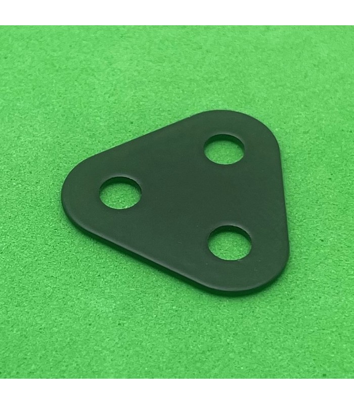 Plaque triangulaire 2 tr (25 mm) noir Plaque triangulaire 2 tr (25 mm) noir
