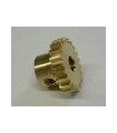 Pignon 21 dents l3mm laiton