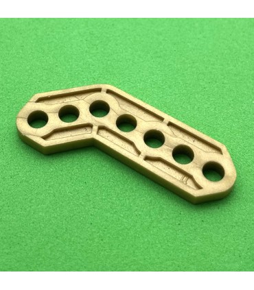 Plastic obtuse corner bracket gold