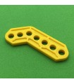 Plastic obtuse corner bracket yellow