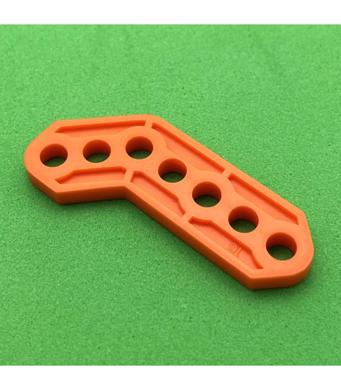 Plastic obtuse corner bracket orange